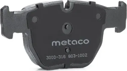 Колодки тормозные передние к-кт (Metaco). Артикул 3000316