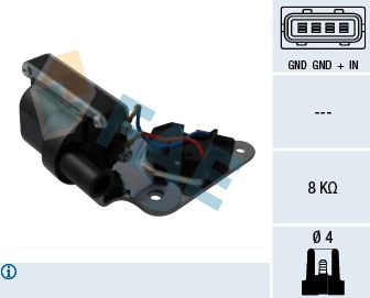 Катушка зажигания FAE для Renault Safrane I 1996-2000. Артикул 80303