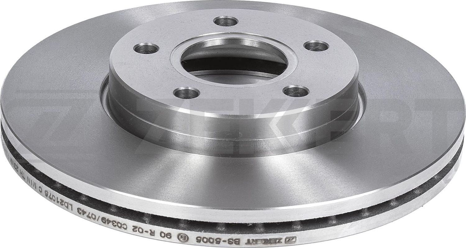 Тормозной диск Zekkert передний для Volvo S40 II 2004-2012. Артикул BS-5005