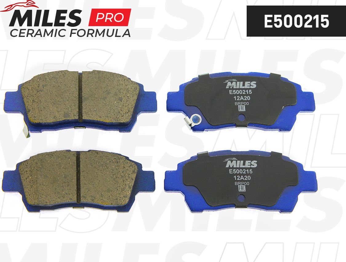 Тормозные колодки Miles (Керамика). Артикул E500215
