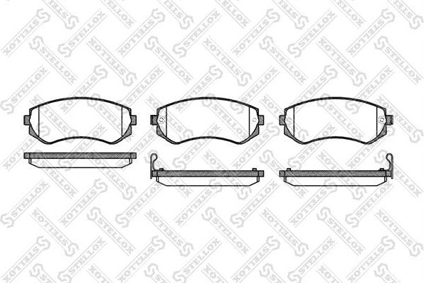 Тормозные колодки Stellox. Артикул 328 012-SX