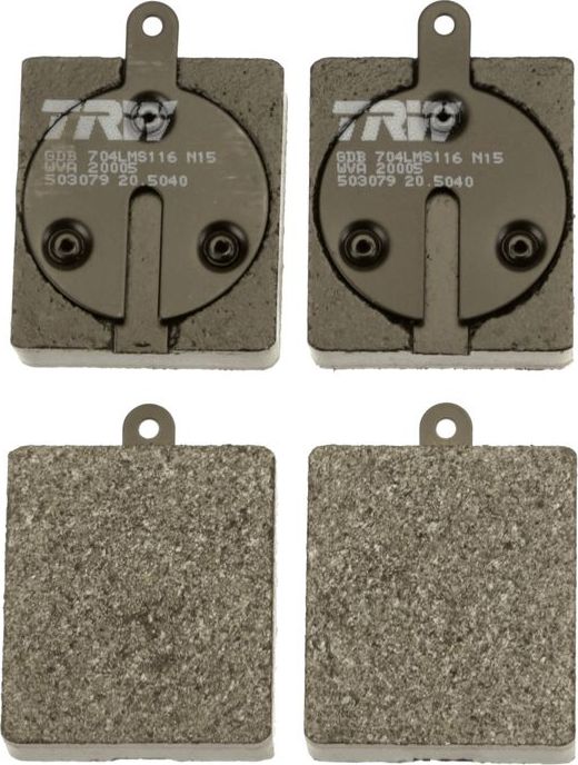 Тормозные колодки TRW COTEC. Артикул GDB704