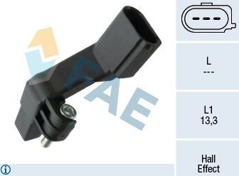 Датчик положения коленвала FAE для Volkswagen Sharan II 2010-2026. Артикул 79174