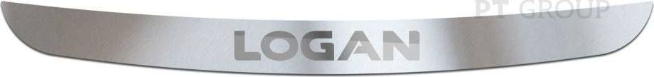 Накладка PT Group на задний бампер (НПС) для Renault Logan II 2013-2026. Артикул RLO221301