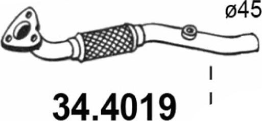 Глушитель Asso. Артикул 34.4019