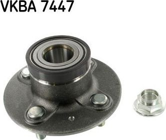 Ступичный подшипник (комплект) SKF задний для Honda Fit II 2009-2015. Артикул VKBA 7447