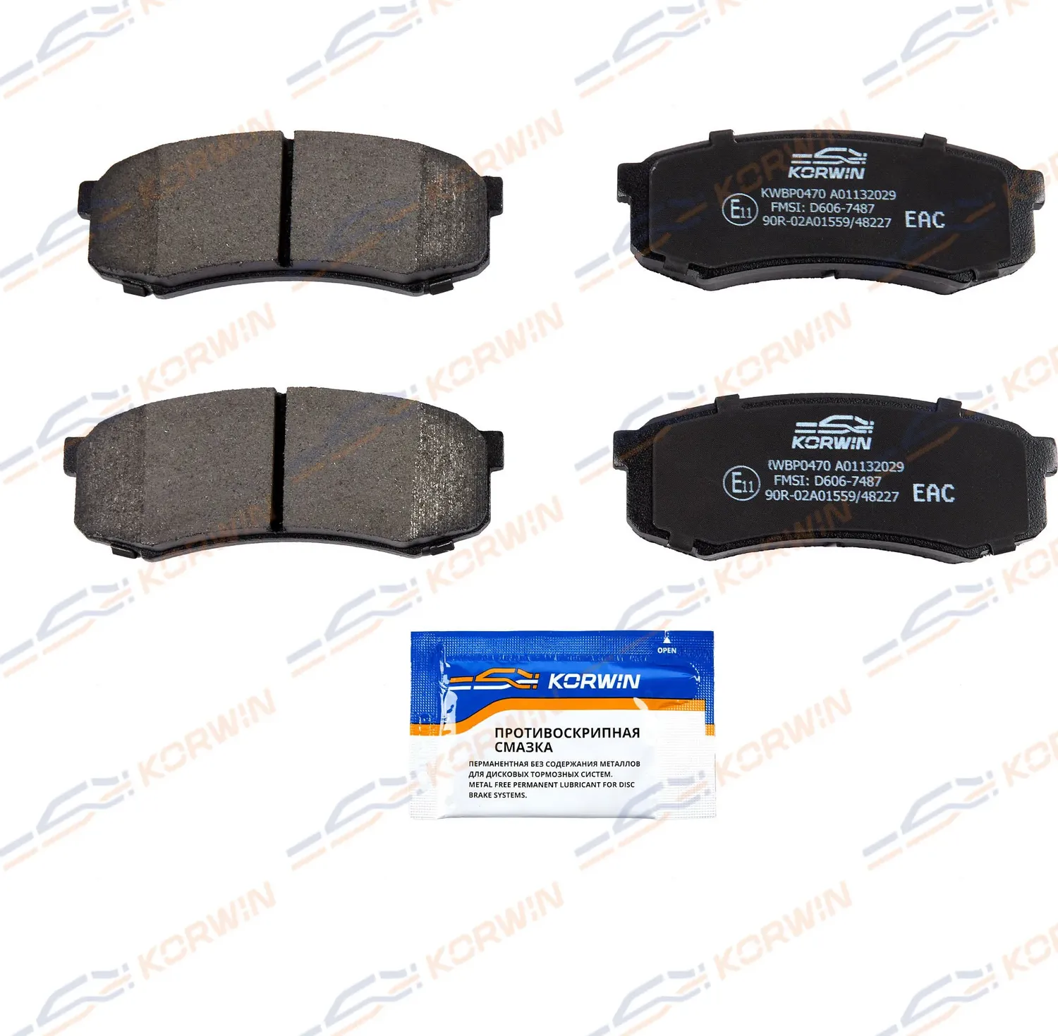 Колодки тормозные зад. Mitsubishi Pajero 06-/Toyota LC Prado (J120/J150) 02 (Korwin) Korwin. Артикул KWBP0470