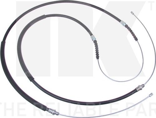 Трос ручника (тросик ручного тормоза) NK. Артикул 9023137