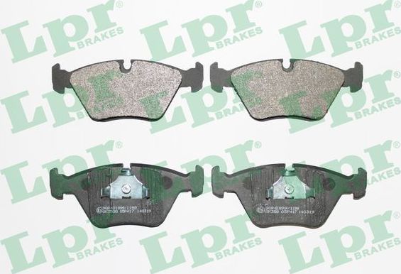 Тормозные колодки LPR передние для Daimler XJ40 1989-1994. Артикул 05P417