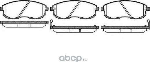Тормозные колодки Nissan. Артикул 41060AM890