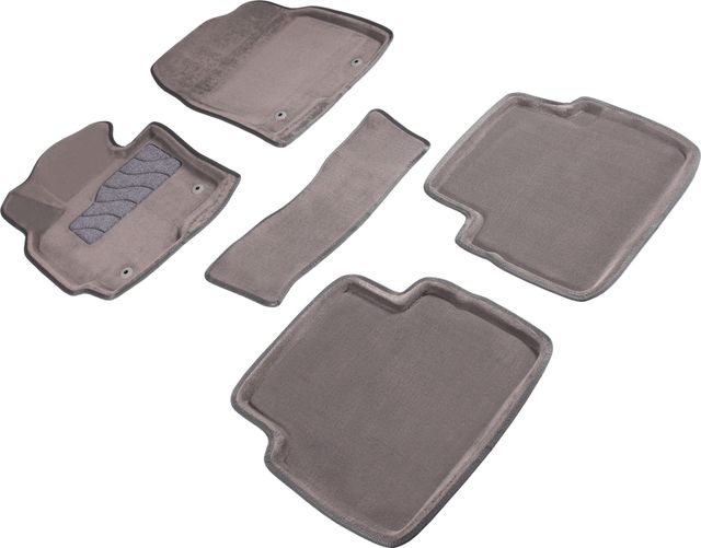 Коврики Seintex 3D ворсовые для салона Mazda CX-5 I 2012-2017 СЕРЫЕ. Артикул 84733