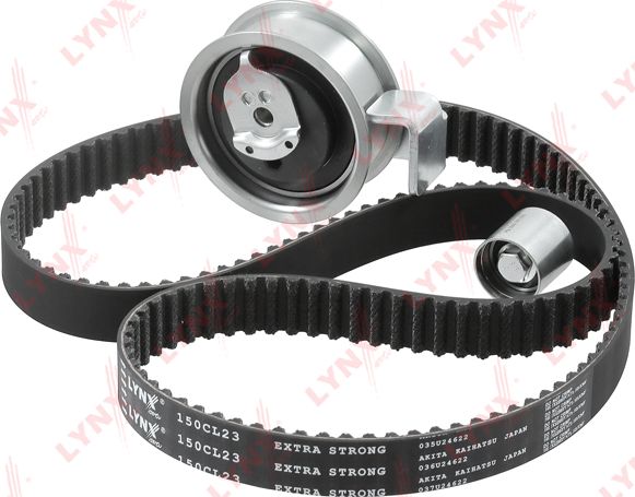 Ремень ГРМ с роликами (комплект) LYNXauto для SEAT Exeo 2008-2010. Артикул PK-1309