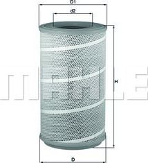 Воздушный фильтр Mahle. Артикул LX 605/1