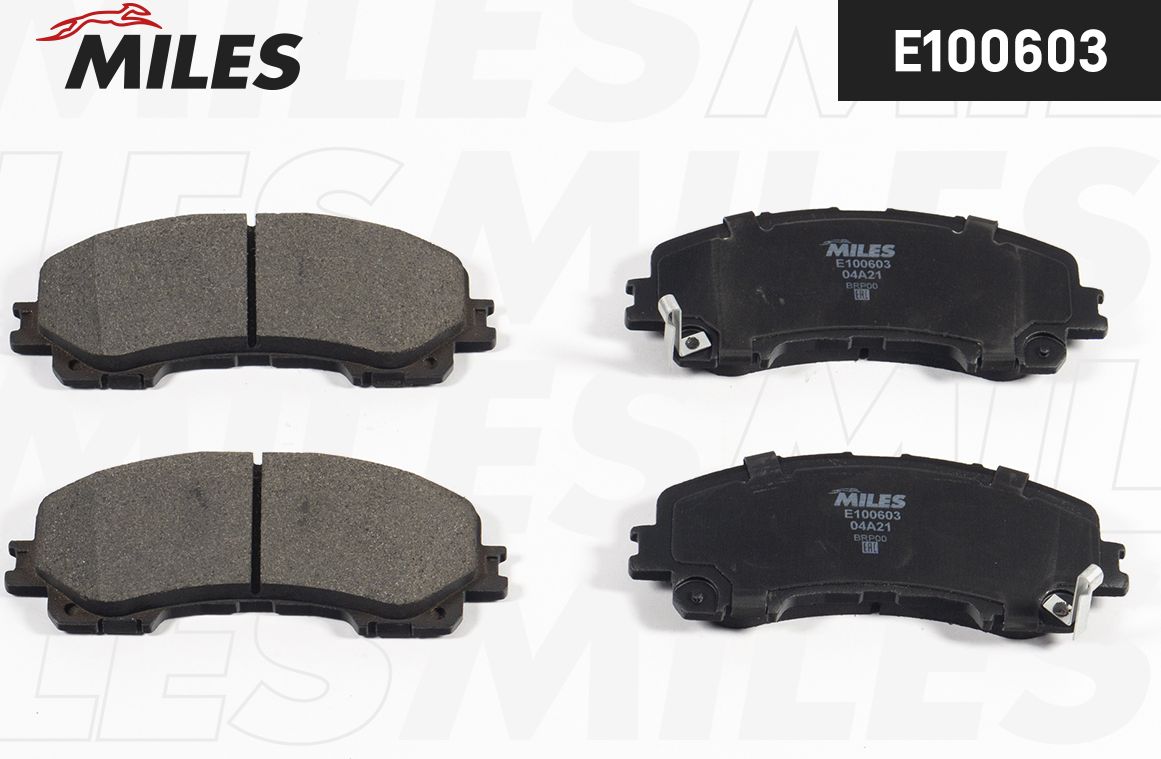 Тормозные колодки Miles (Semi-Metallic). Артикул E100603