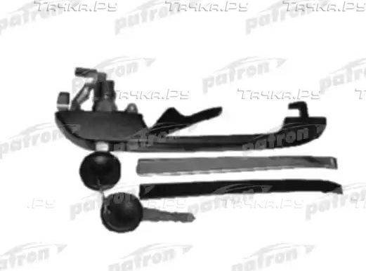 Ручка двери Patron передняя правая для Volkswagen Polo II 1981-1994. Артикул P20-0001R