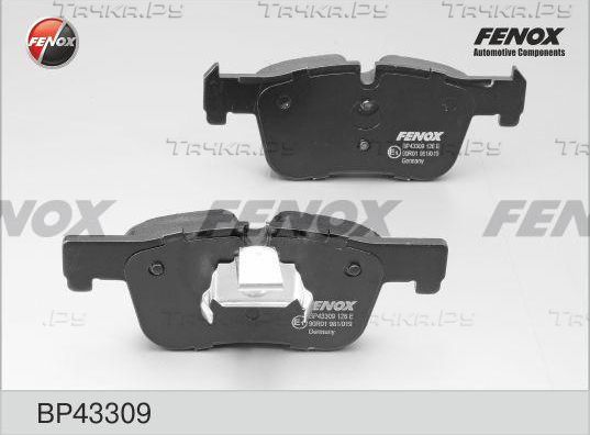Тормозные колодки Fenox передние для BMW 7 V (F01/F02/F04) 2009-2015. Артикул BP43309