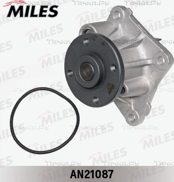 Помпа (водяной насос) Miles для Mitsubishi Lancer X 2008-2017. Артикул AN21087