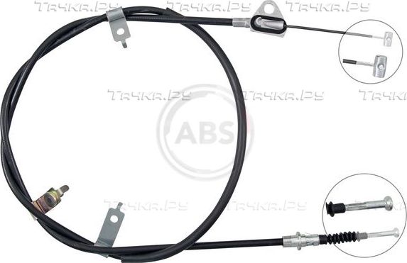 Трос ручника (тросик ручного тормоза) ABS. Артикул K10019