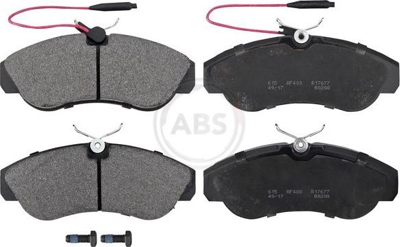 Тормозные колодки ABS. Артикул 36884