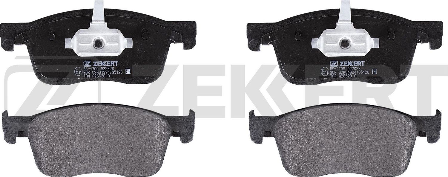 Тормозные колодки Zekkert передние для Citroen Jumpy III 2016-2026. Артикул BS-1700