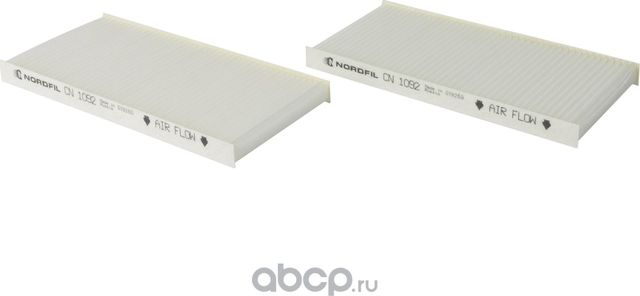 Фильтр салона (комплект 2 шт.) Hyundai Tucson  Kia Sorento I  Sportage II (Nordfil). Артикул cn1092-2