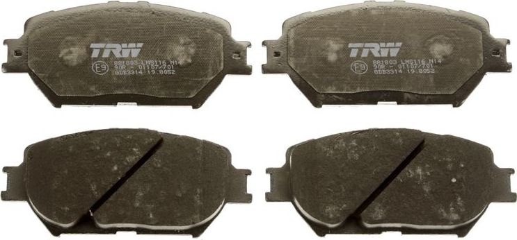 Тормозные колодки TRW COTEC. Артикул GDB3314