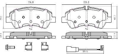 Тормозные колодки Fremax. Артикул FBP-1952
