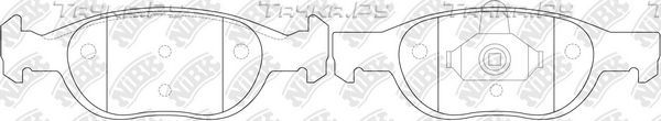 Тормозные колодки NiBK. Артикул PN0123