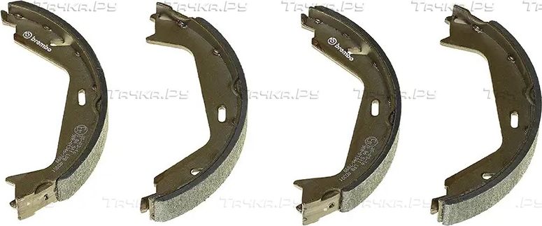 Тормозные колодки (стояночная тормозная система) Brembo задние для Volvo V70 II 1999-2008. Артикул S 86 511