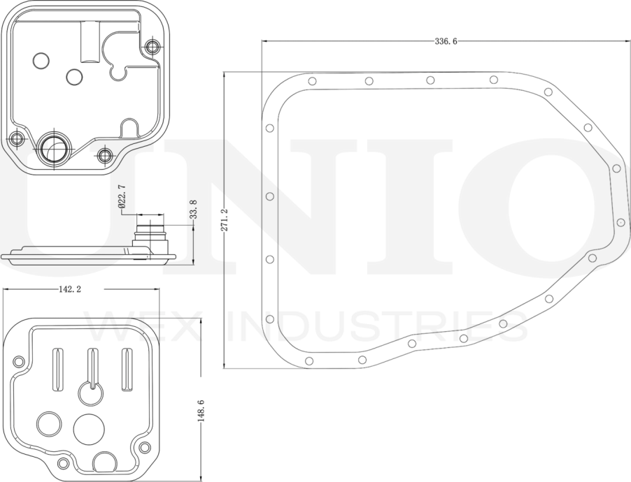 Фильтр АКПП (Unio). Артикул FLT-30006