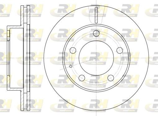 Тормозной диск RoadHouse передний для Mazda 626 IV (GE) 1992-1997. Артикул 6203.10