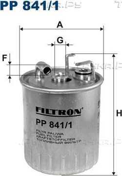 Топливный фильтр Filtron. Артикул PP 841/1