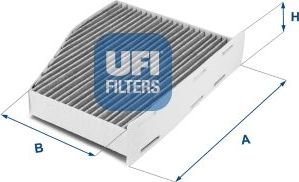 Салонный фильтр UFI для SEAT Toledo III 2004-2009. Артикул 54.124.00