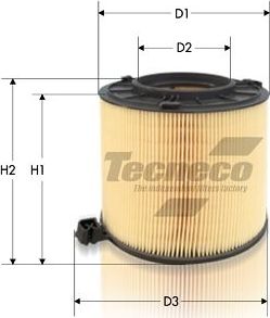 Воздушный фильтр  Tecneco Filters. Артикул AR2246
