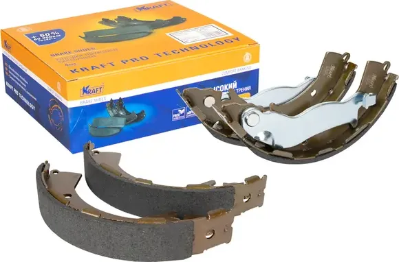 Колодки тормозные барабанные (Kraft). Артикул KT091606