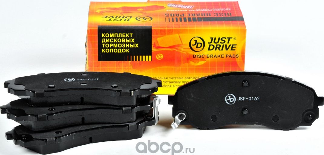 Колодки тормозные, передние MPH40 (Just Drive). Артикул JBP0162