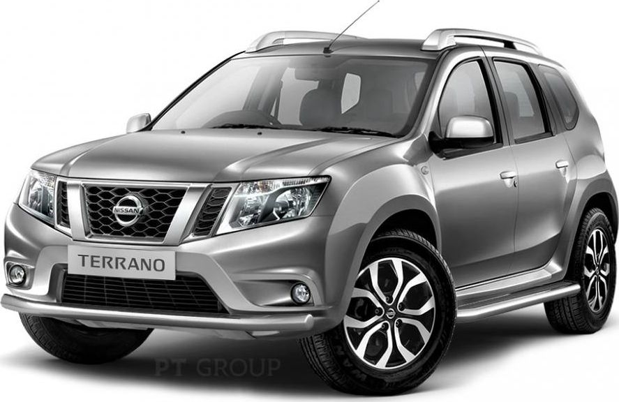 Защита порогов PT Group с алюм. площадкой d51 (НПС) для Renault Duster I 2012-2020. Артикул RDU220303