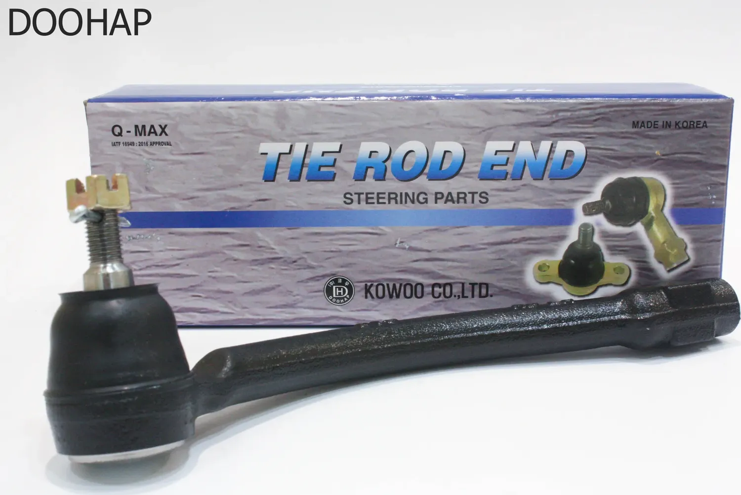 Наконечник рулевой (Корея) HYUNDAI ELANTRA 11-/I30 12-/KIA SOUL 13- LH (Doohap). Артикул DEKK58