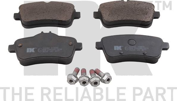 Тормозные колодки NK. Артикул 223382