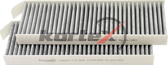 Фильтр салонный CITROEN C4 PICASSO/BERLINGO/PEUGEOT PARTNER/3008/5008 08- (к-т 2 (Kortex). Артикул KC0109S