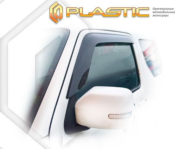Дефлекторы СА Пластик для окон (Classic полупрозрачный) Suzuki Jimny правый руль JB23W 2002-2012. Артикул 2010030313160