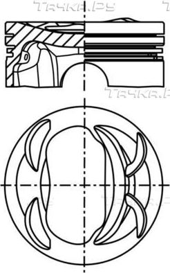Поршень Mahle для Volkswagen Polo V 2012-2026. Артикул 028 PI 00131 001