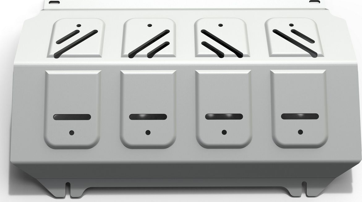 Защита алюминиевая Rival для радиатора Mitsubishi L200 IV 2006-2015. Артикул 2333.4032.1.6