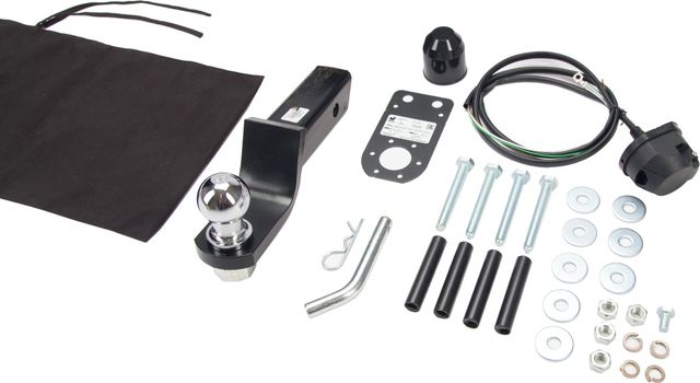 Фаркоп Halty для Mitsubishi  Delica III ("кирпич") 1986-1999. Американский квадрат. Артикул KrzS2 (H.M16.E)