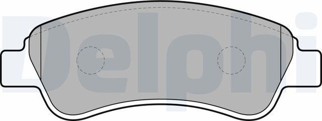 Тормозные колодки Delphi для Citroen C2 2003-2010. Артикул LP1679