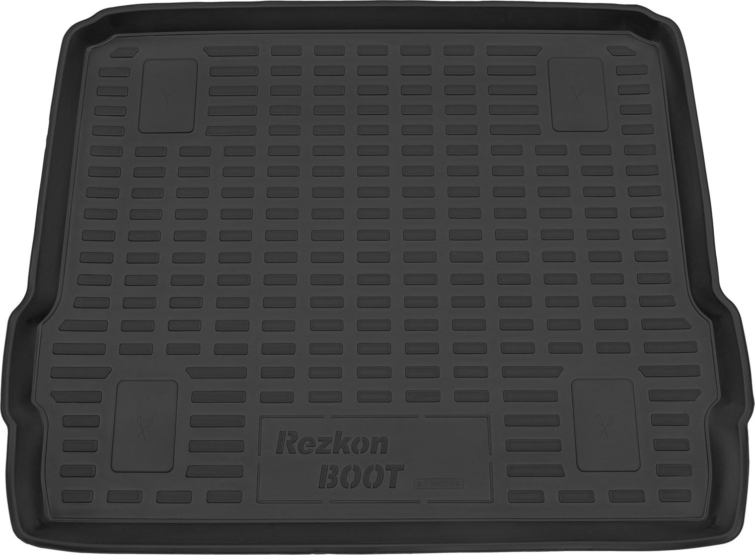Коврик пластиковый Rezkon для багажника Lada Xray top 2015-2026. Артикул 5039055200