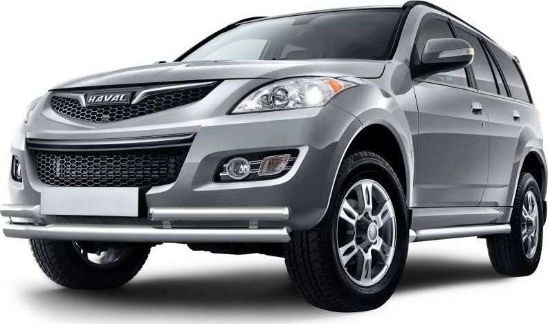 Защита PT Group переднего бампера двойная с углами d=63/51 мм (НПС) для Haval H5 2020-2021. Артикул HVH220201