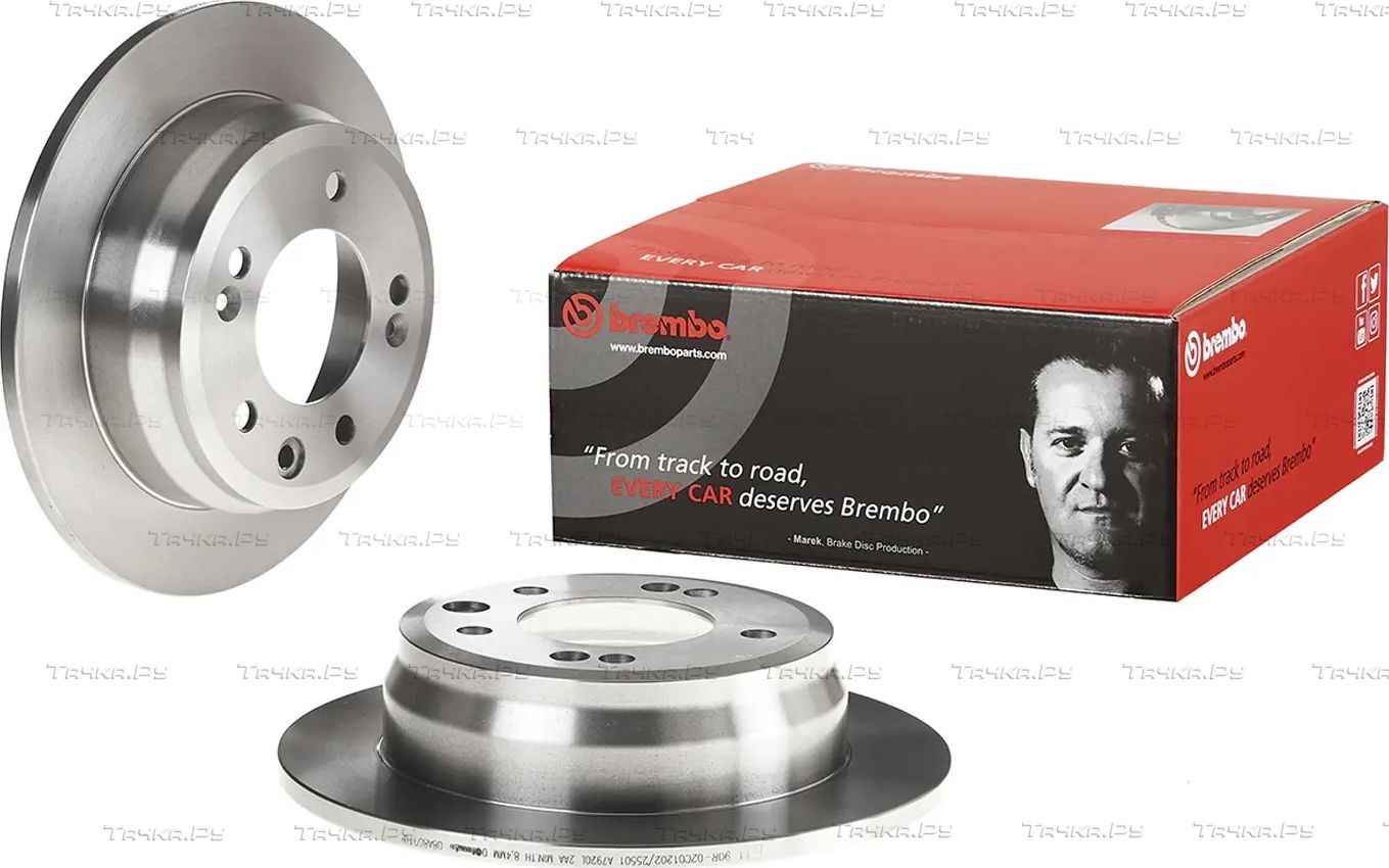 Тормозной диск Brembo PRIME LINE задний для Hyundai ix35 I 2009-2015. Артикул 08.A869.10