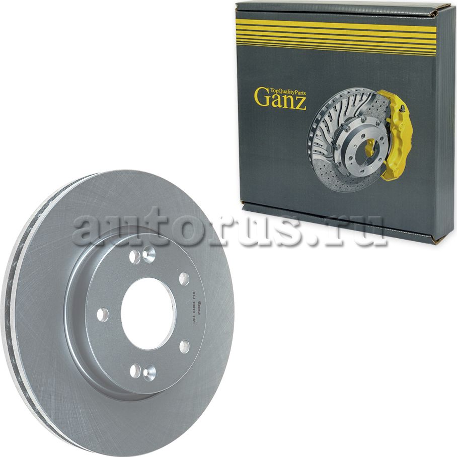 Диск тормозной передний (Ganz). Артикул GIJ10019