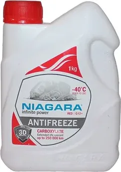 Антифриз красный -40С (1кг) G12+ (Niagara). Артикул 1001001006
